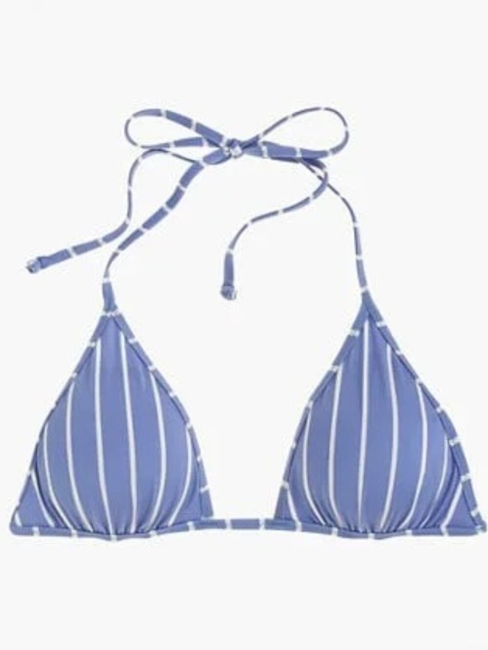 J Crew Playa Blue and White Stripe Bikini Top